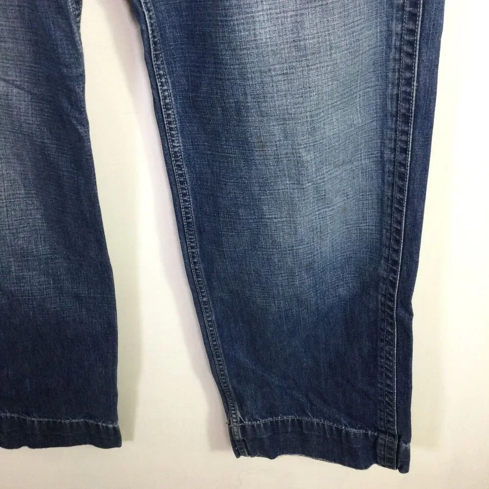 Polo Ralph Lauren Jeans Co Mens Cargo Carpenter Vintage Jeans Blue Size 34
